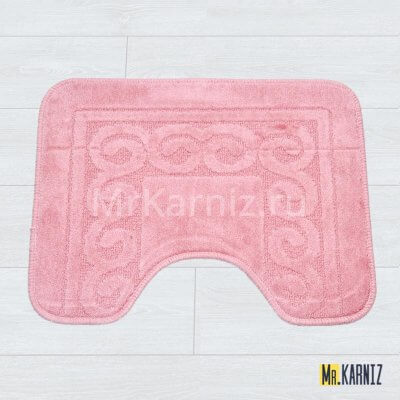 Коврик в туалет ТН розовый