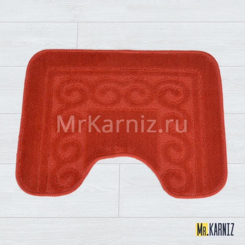 Коврик в туалет ТН темно-красный Коврик в туалет ТН темно-красный
