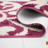 Коврик в туалет Узоры бордо фото 2
