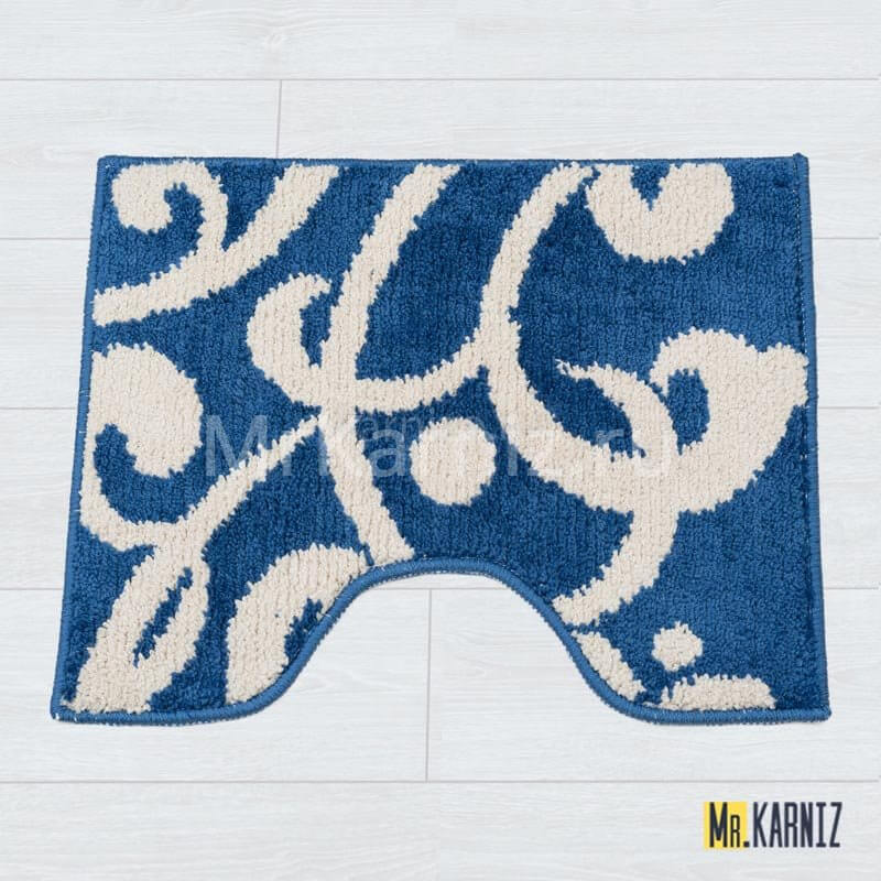 Коврик в туалет Узоры гол/бежевый