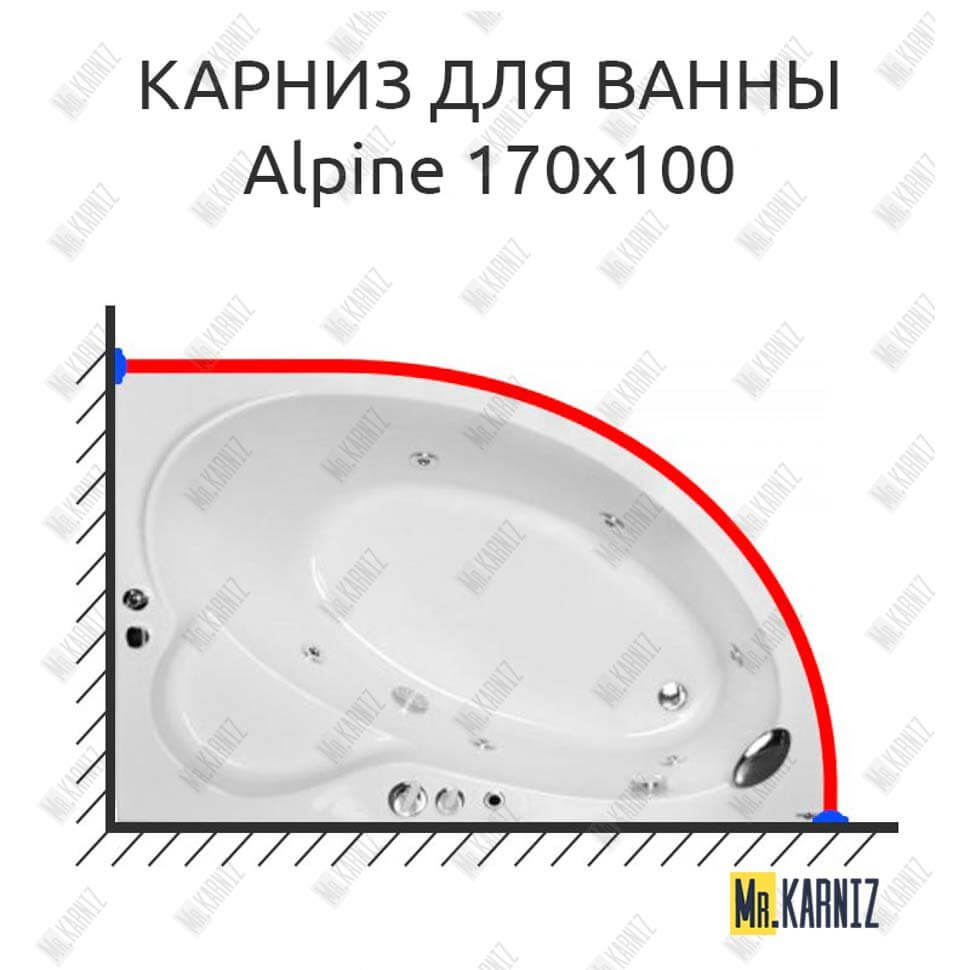 Карниз для ванны Royal Bath ALPINE 170 Усиленный 25 мм MrKARNIZ Карниз для ванны Royal Bath ALPINE 170 Усиленный 25 мм MrKARNIZ