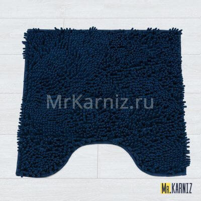 Коврик для туалета Люкс синий