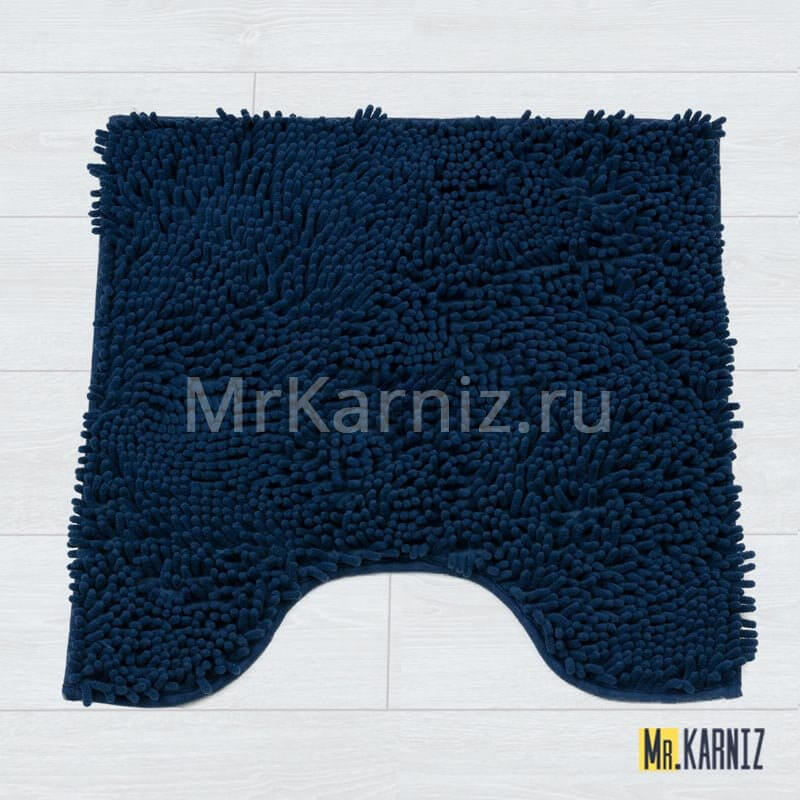 Коврик для туалета Люкс синий Коврик для туалета Люкс синий