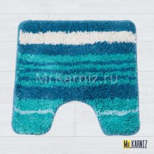 Коврик для туалета Найс 25 голубой