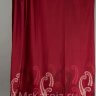 Штора для ванной Fernando бордовая фото 2