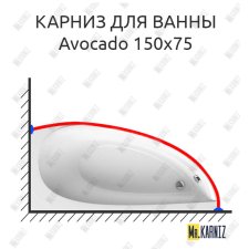 Карниз для ванны Ravak Avocado 150х75 Усиленный 25 мм MrKARNIZ