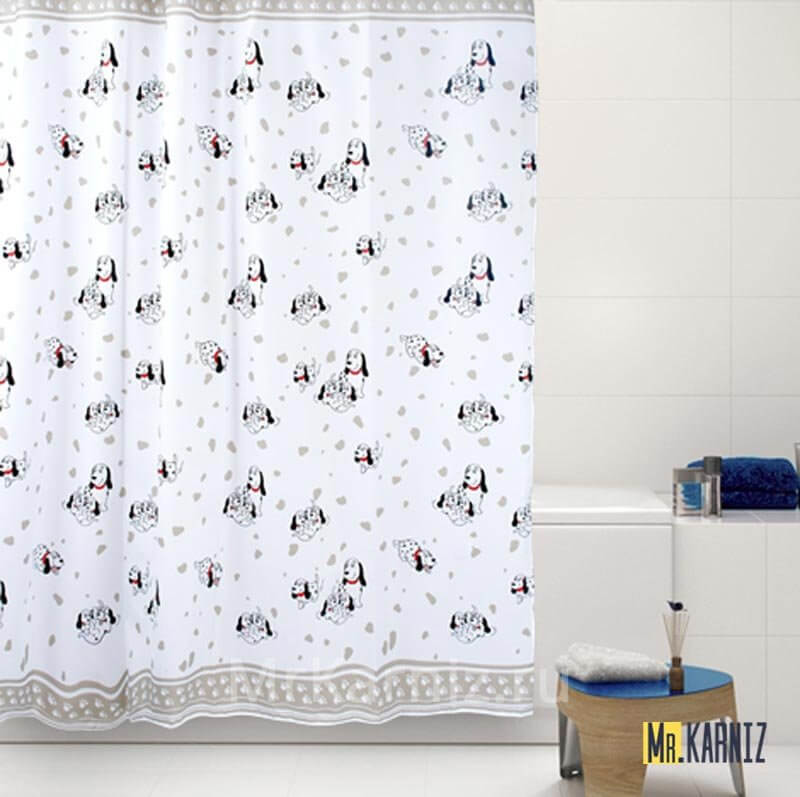 Штора для ванной Dalmations