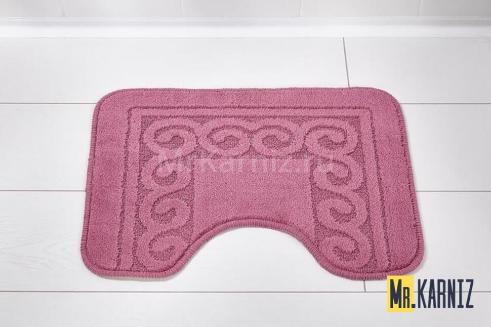 Коврик в туалет ТН темно-розовый Коврик в туалет ТН темно-розовый
