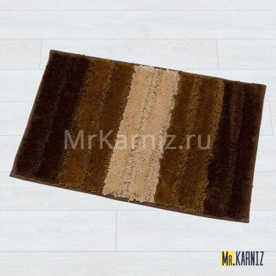 Коврик для ванной Градиент коричневый
